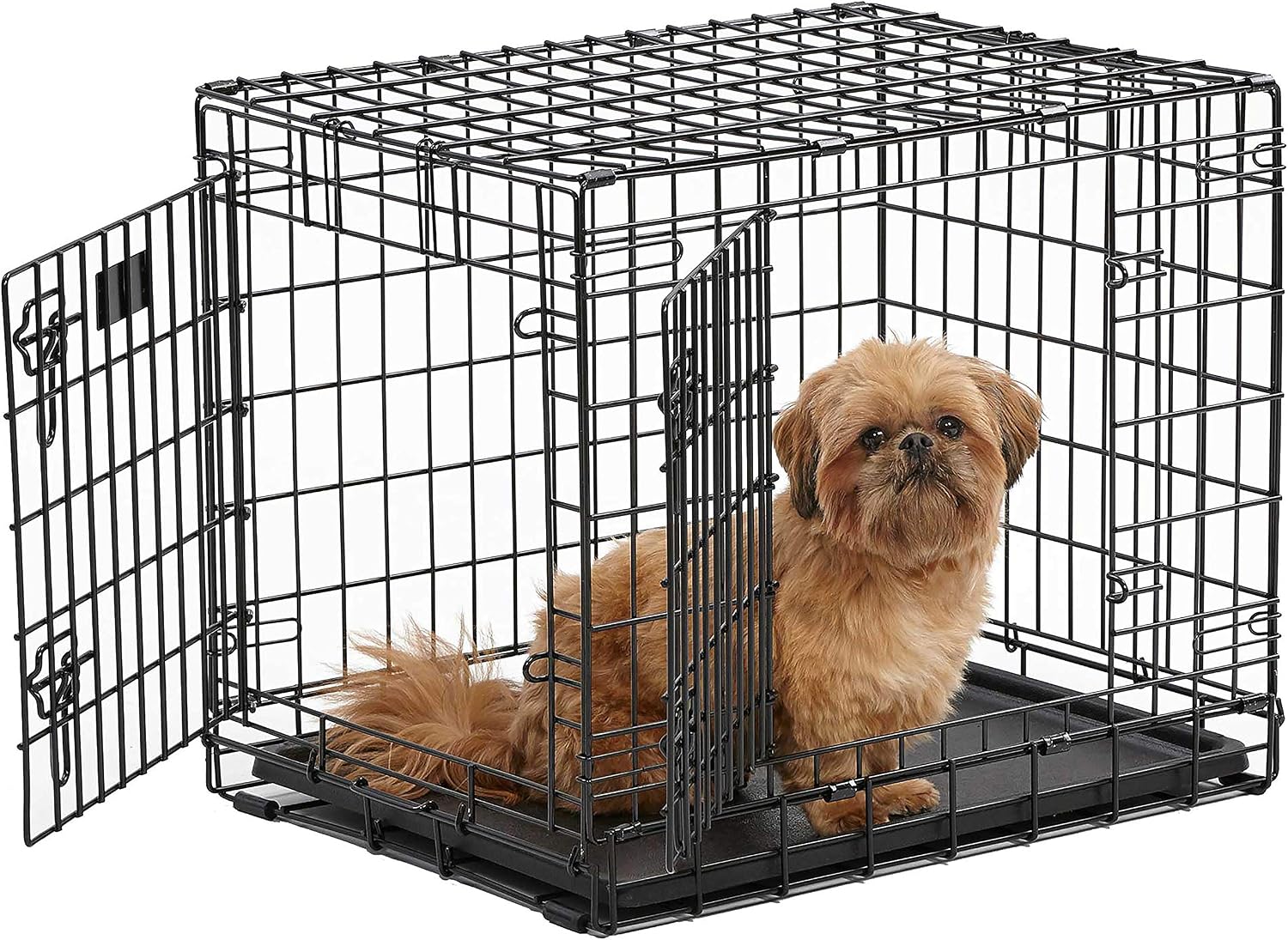 Detalle de MidWest Homes for Pets Ultima Pro, gabbia per cani robusta da 61 cm in acciaio
