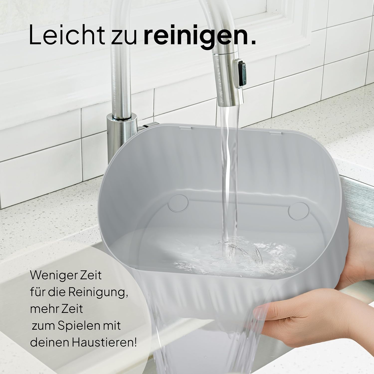Thumbnail 5 de Pretty Paw Pure Flow Max kabelloser Katzenbrunnen 3L đ§