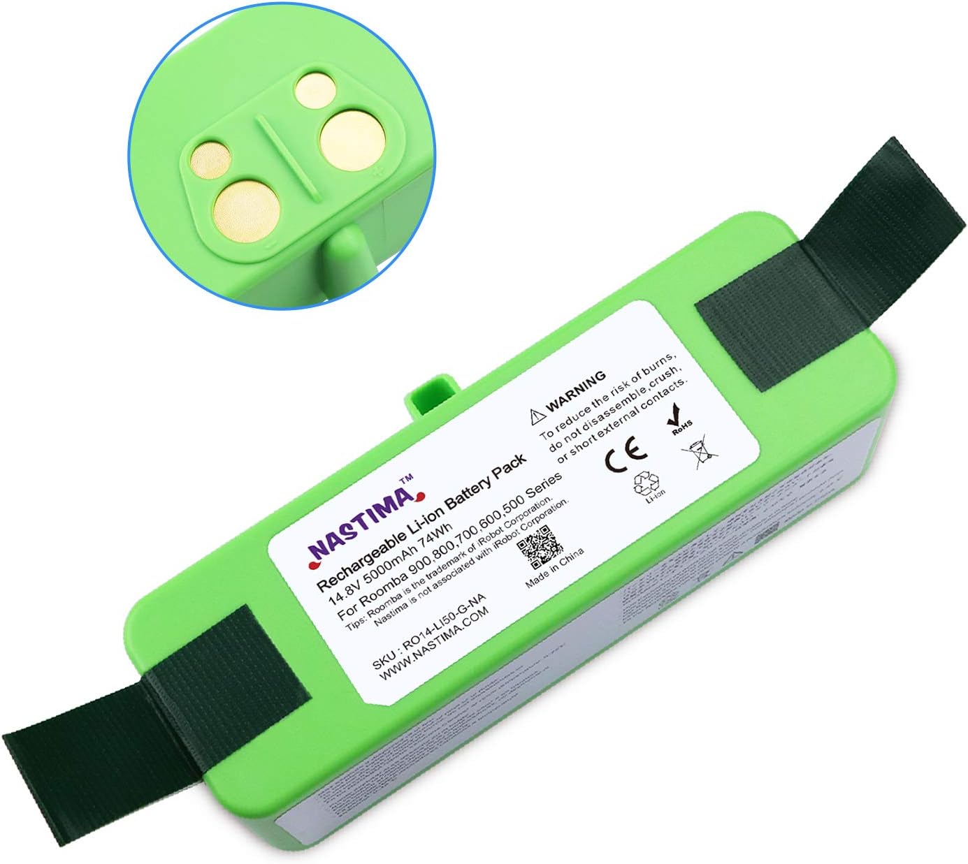 Imagen de NASTIMA 14.8V 5000mAh Batería para Roomba en OfertitasTOP
