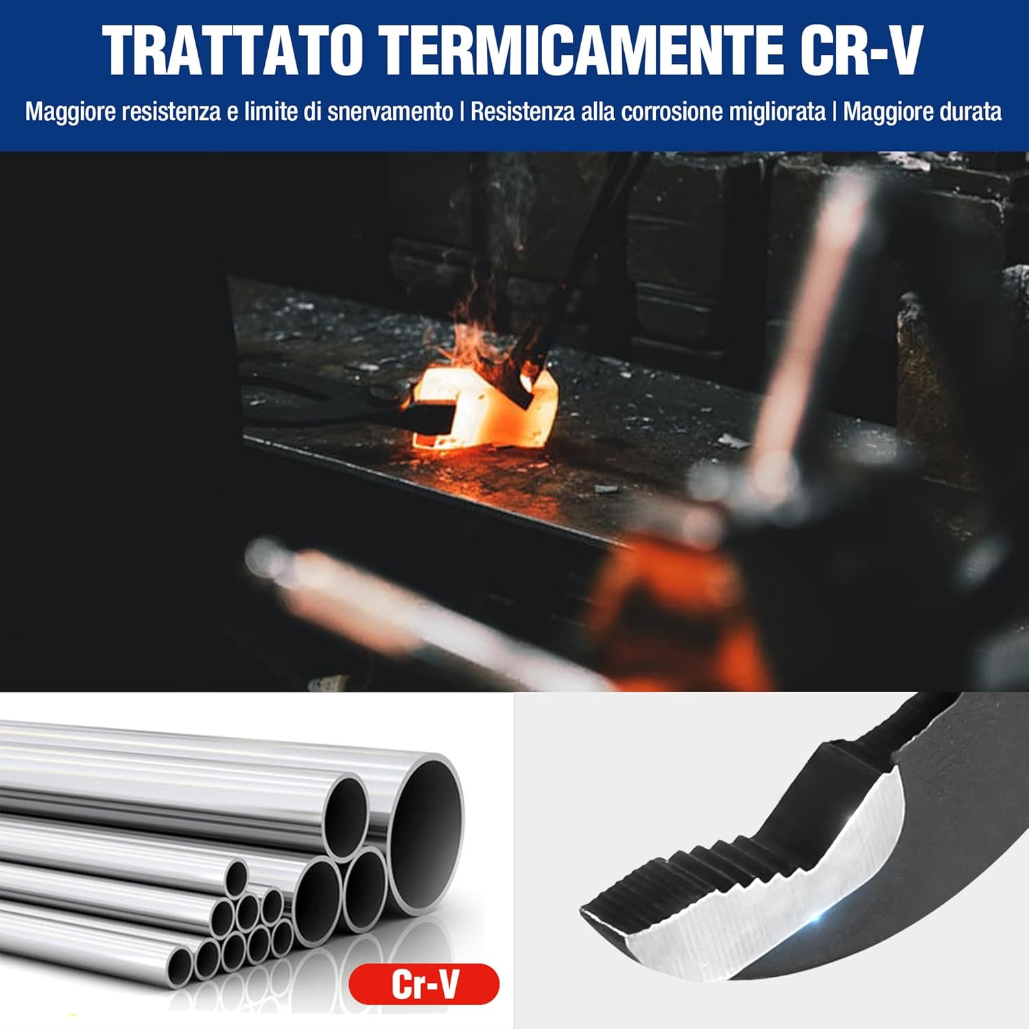 Thumbnail 3 de Workpro set di 2 pinze idrauliche da 180 mm e 250 mm con regolazione rapida