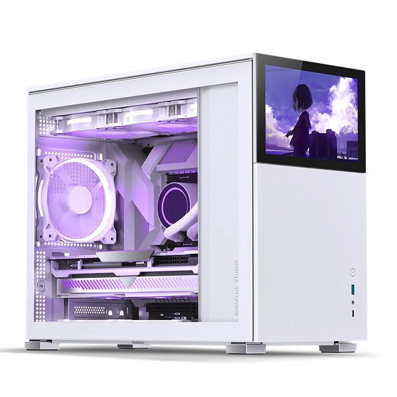 Detalle de Jonsbo D31 STD Caja ATX con cristal templado USB 3.2 Blanco 🖥