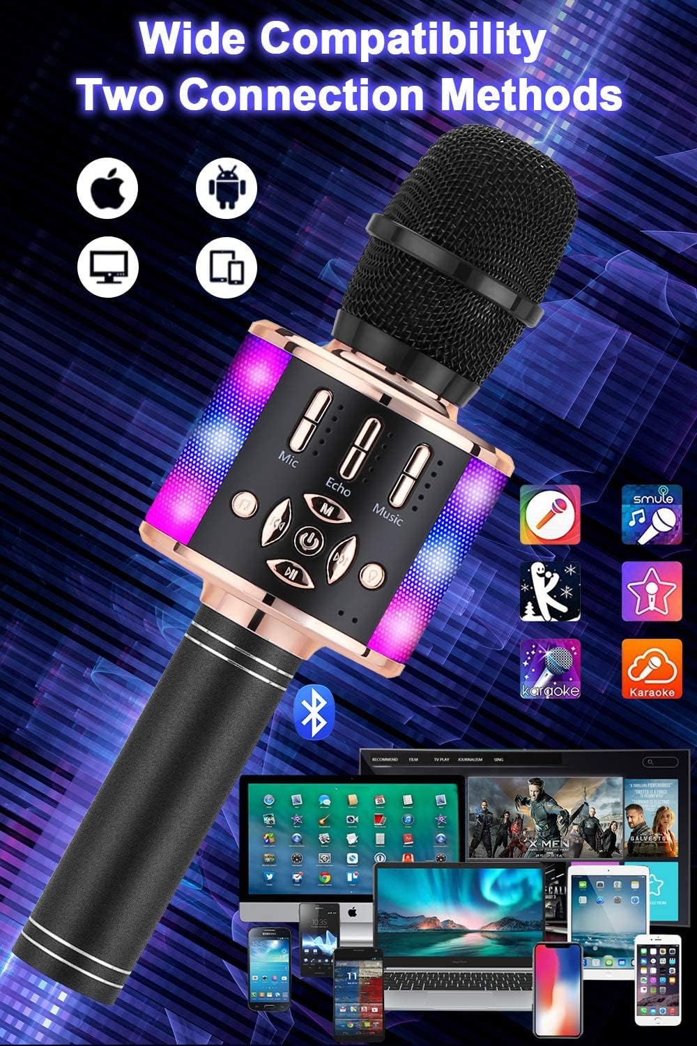 Thumbnail 4 de BONAOK Microfono Senza Fili Per Bambini 🎤
