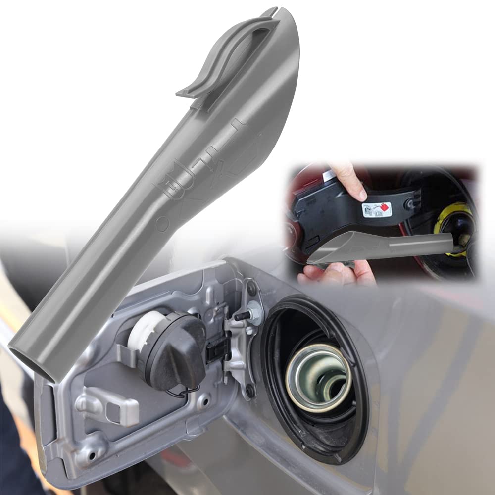 Detalle de URAQT Emergency Diesel Fuel Filler - Capless Plastic Funnel for Ford (Grey) 1782177 / 1833948