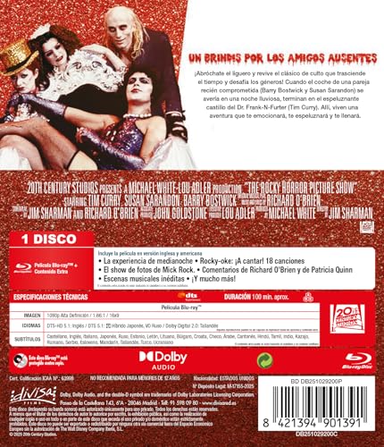 Detalle 2 de The Rocky Horror Picture Show (1975) – Blu-ray | Jim Sharman | Divisa Films