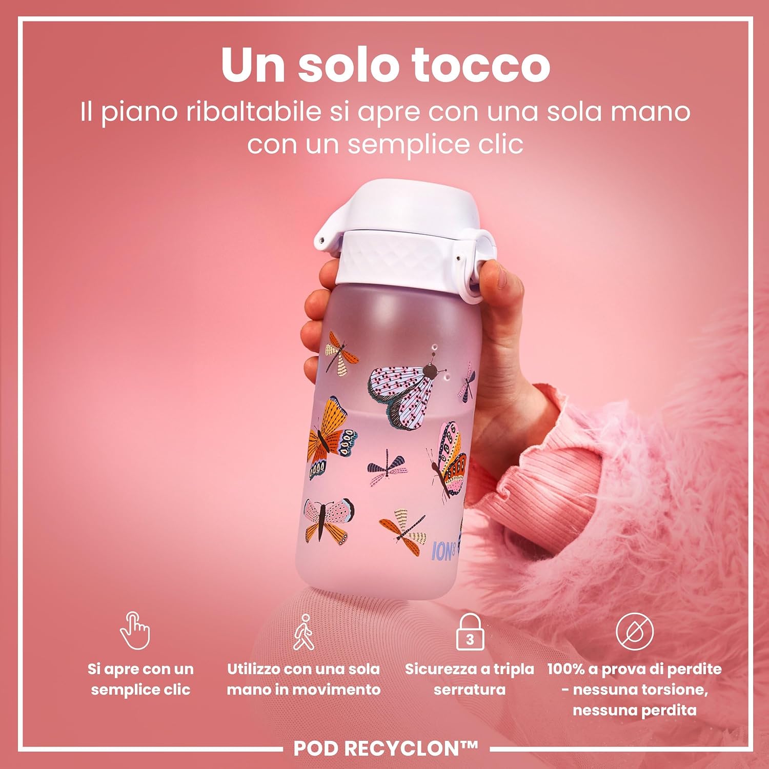Detalle de ION8 Borraccia 350ml per bambini