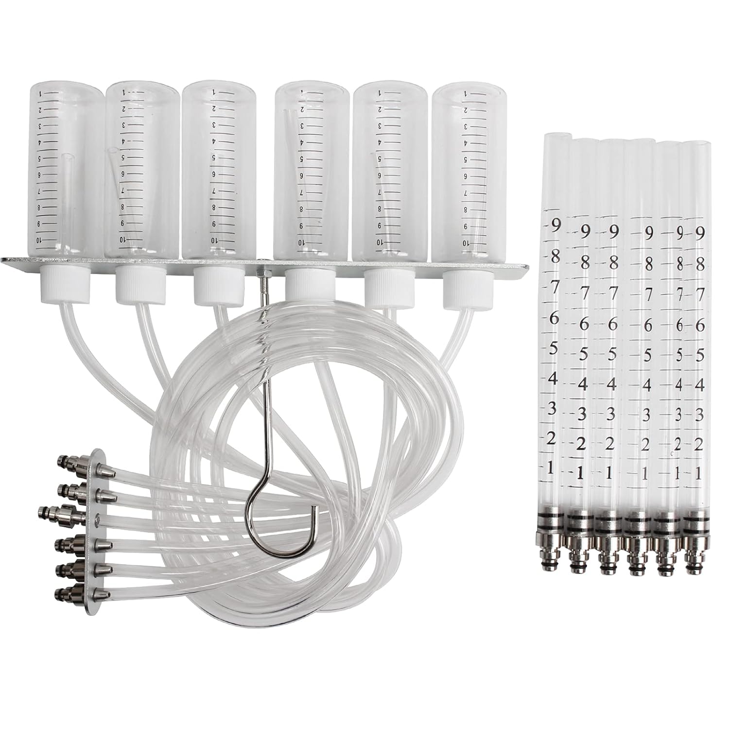 Thumbnail 2 de Kit de test de retour d’injecteur diesel CCLIFE – 24 pièces, jusqu’à 6 cylindres