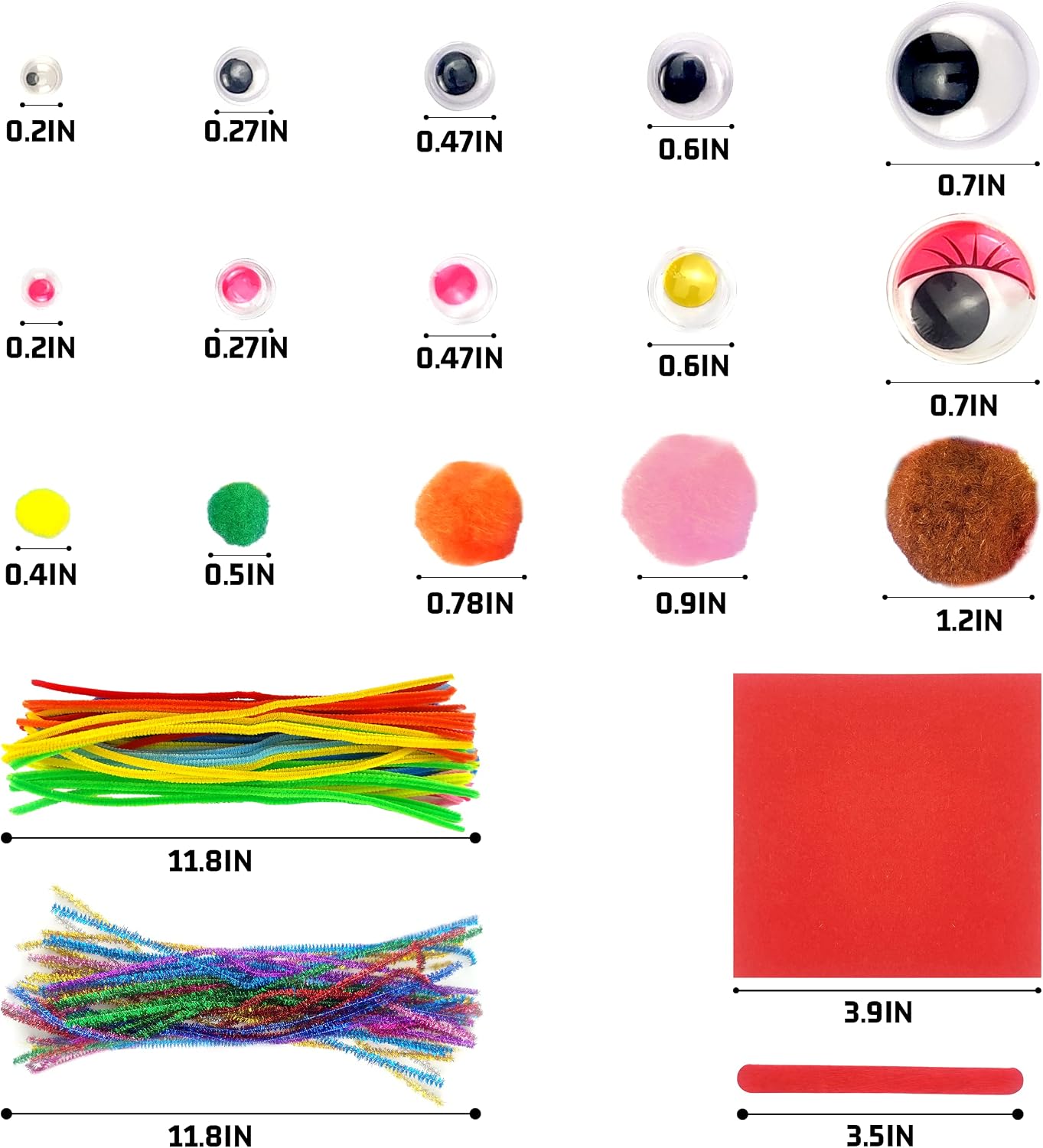 Detalle de obqo 2000+ craft supplies box for kids