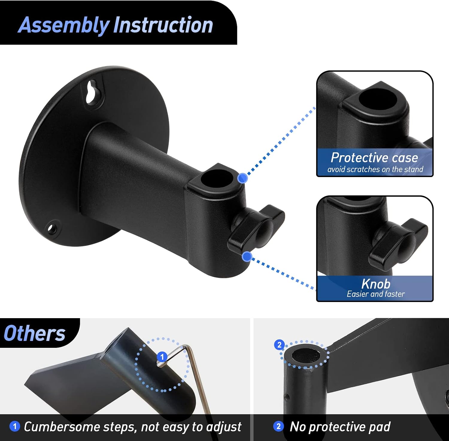 Thumbnail 3 de SUNMON Microphone Wall Mount, Metal