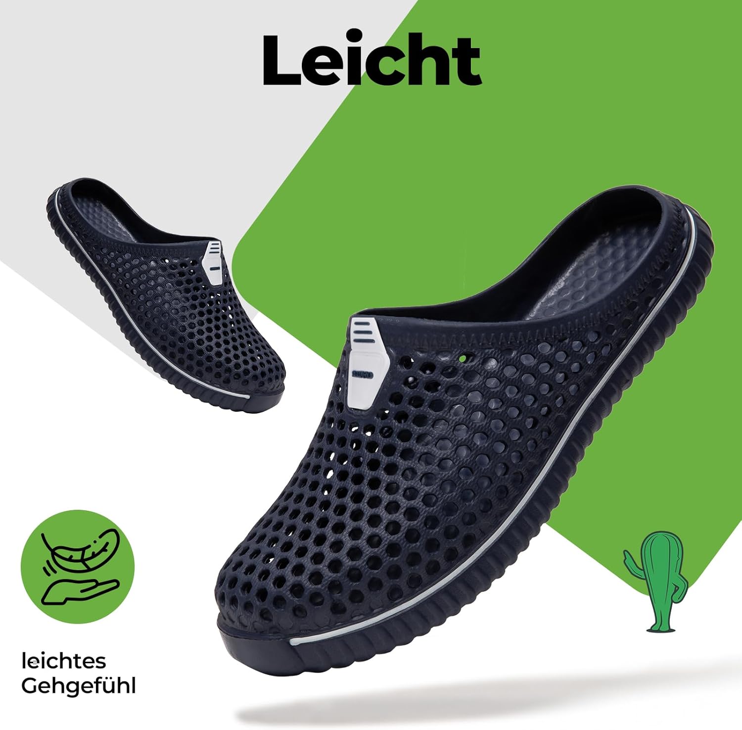 Thumbnail 3 de SAGUARO Clogs Pantoletten Herren Damen – Sommer, atmungsaktiv, EVA-Sandalen Gr. 36–45
