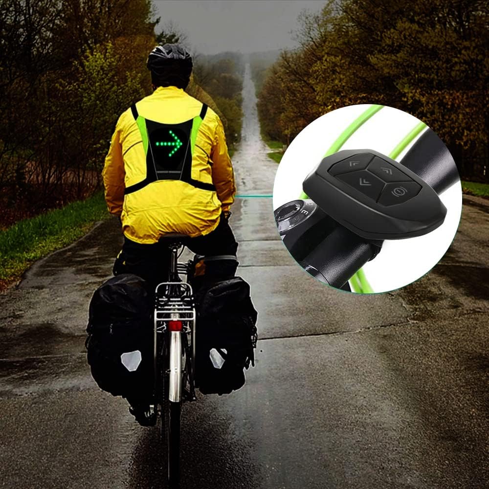 Thumbnail 5 de Maclean LED Safety Vest with Direction Indicators, Wireless Remote and USB Charging