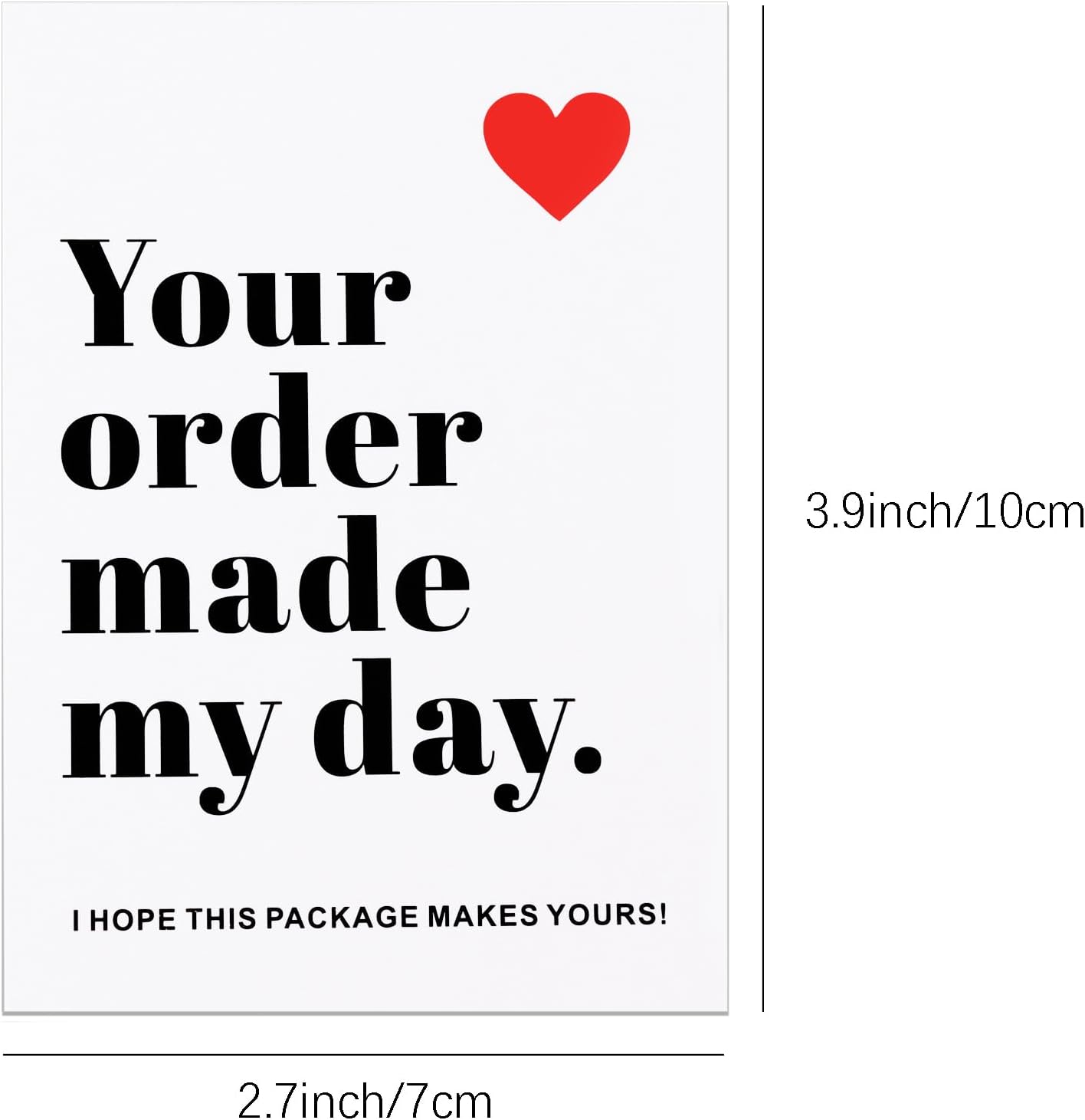 Detalle 2 de Vagocom thank-you cards, 120-piece pack