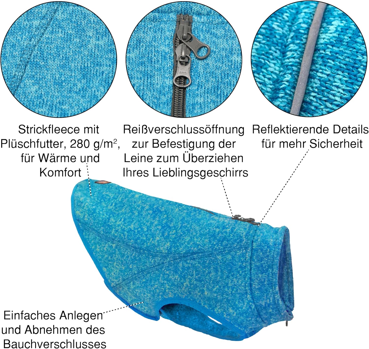 Thumbnail 1 de Kurgo Core Hunde-Pullover XS Lila