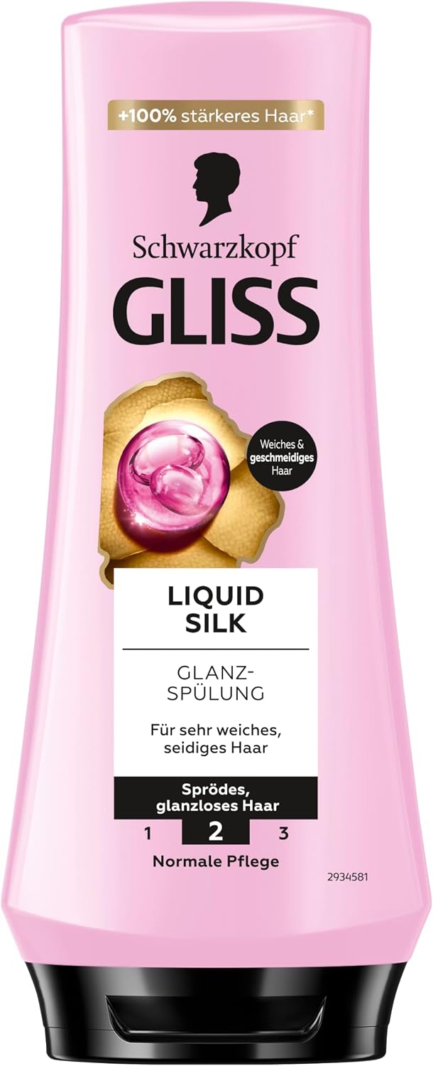 Thumbnail 1 de Gliss Liquid Silk Conditioner, 200 ml met ceramide en zijde voor broos, dof haar
