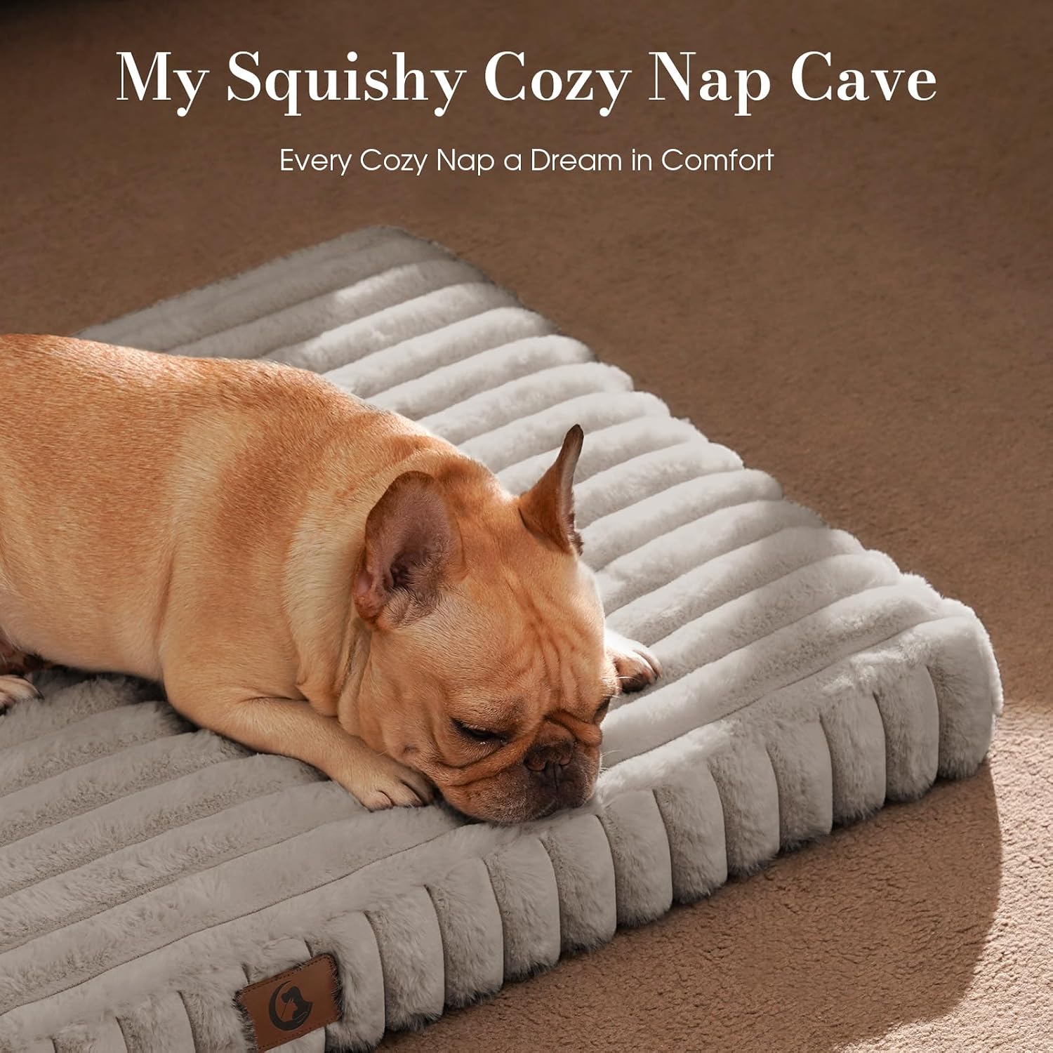 Detalle 2 de Cozila Extra Large Orthopedic Dog Bed, 42 x 30 x 4 in, Egg Foam, Waterproof Liner