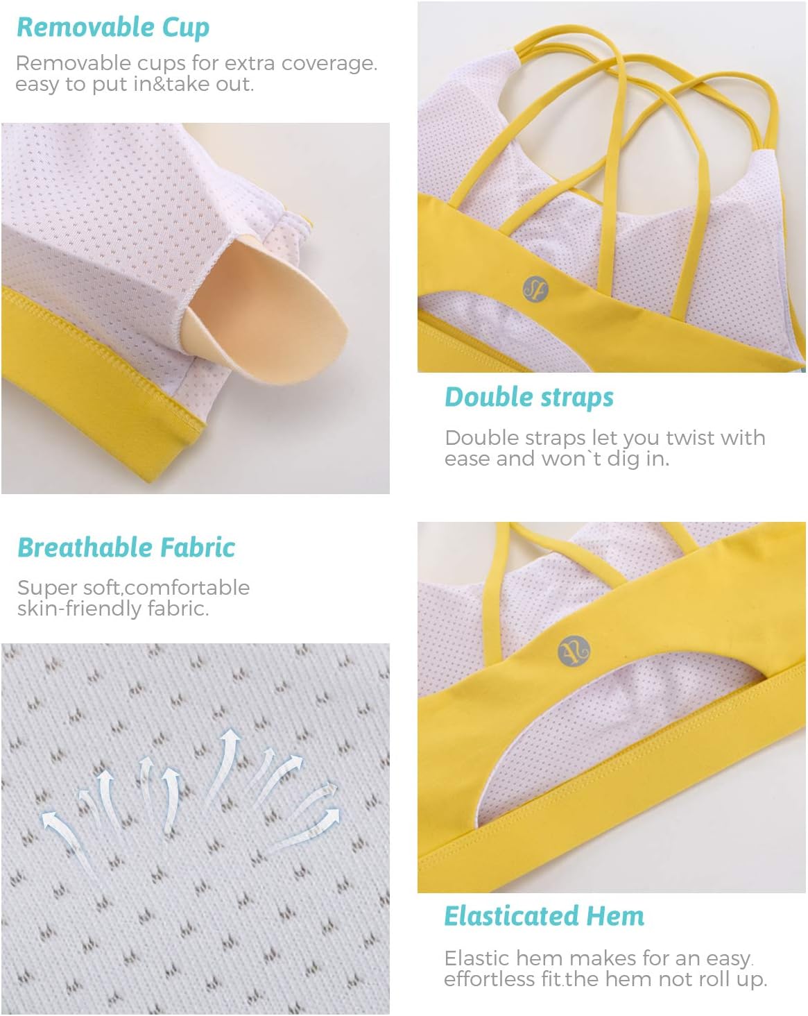 Detalle 1 de RUNNING GIRL Longline Sports Bra