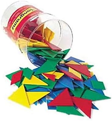 Detalle 2 de Learning Resources Tangram Set in 4 Colors