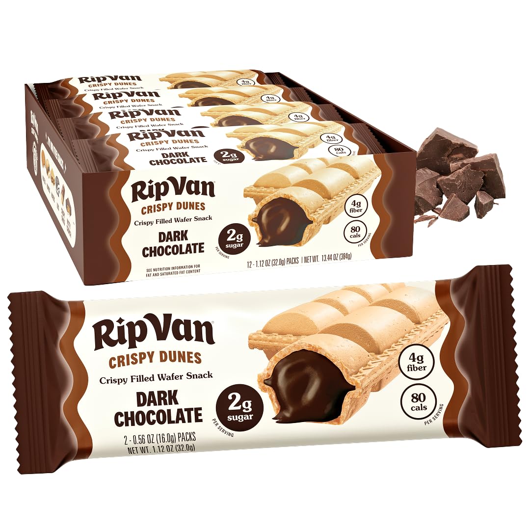 Detalle de Rip Van Dark Chocolate Wafer Sticks, 90 Calories