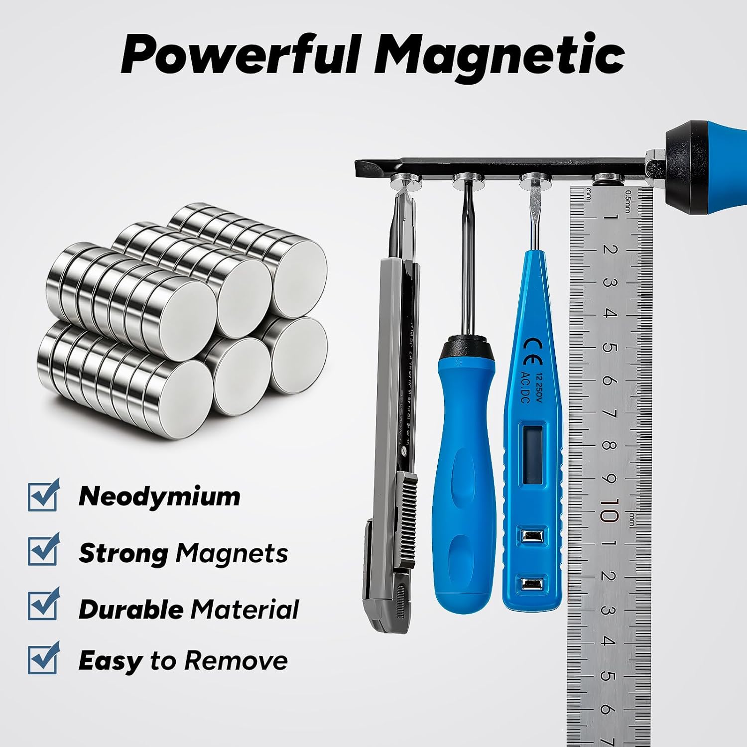 Detalle de SMARTAKE Refrigerator Magnets, 45-Piece Set