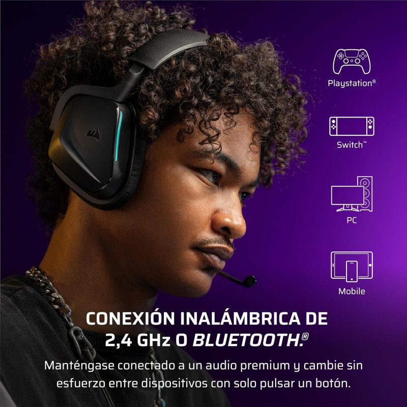 Thumbnail 2 de Corsair Void V2 Auriculares gaming inalámbricos Dolby Atmos