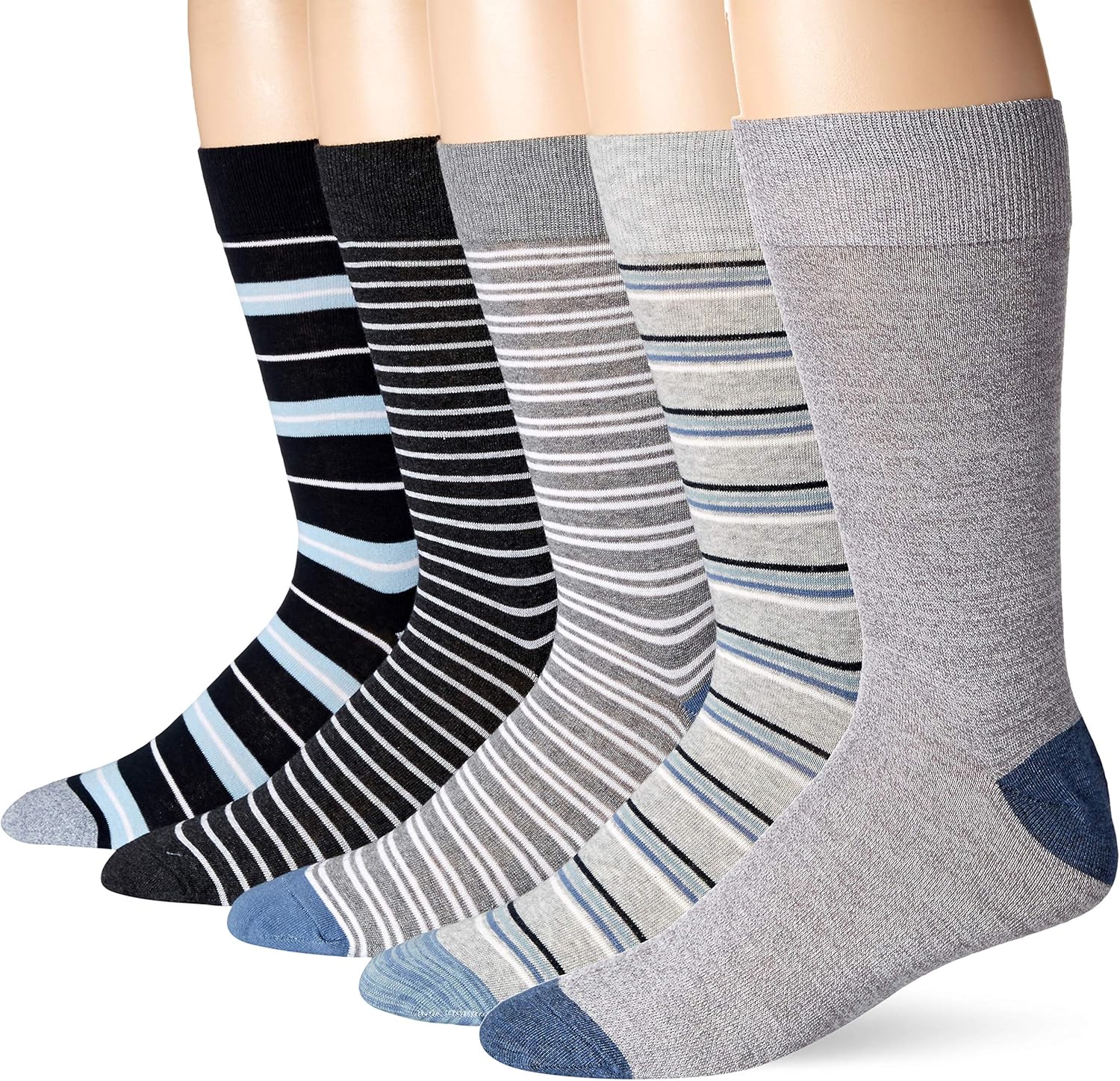 Thumbnail 6 de Amazon Essentials Herren bequeme gemusterte Anzugsocken (ehemals Goodthreads)