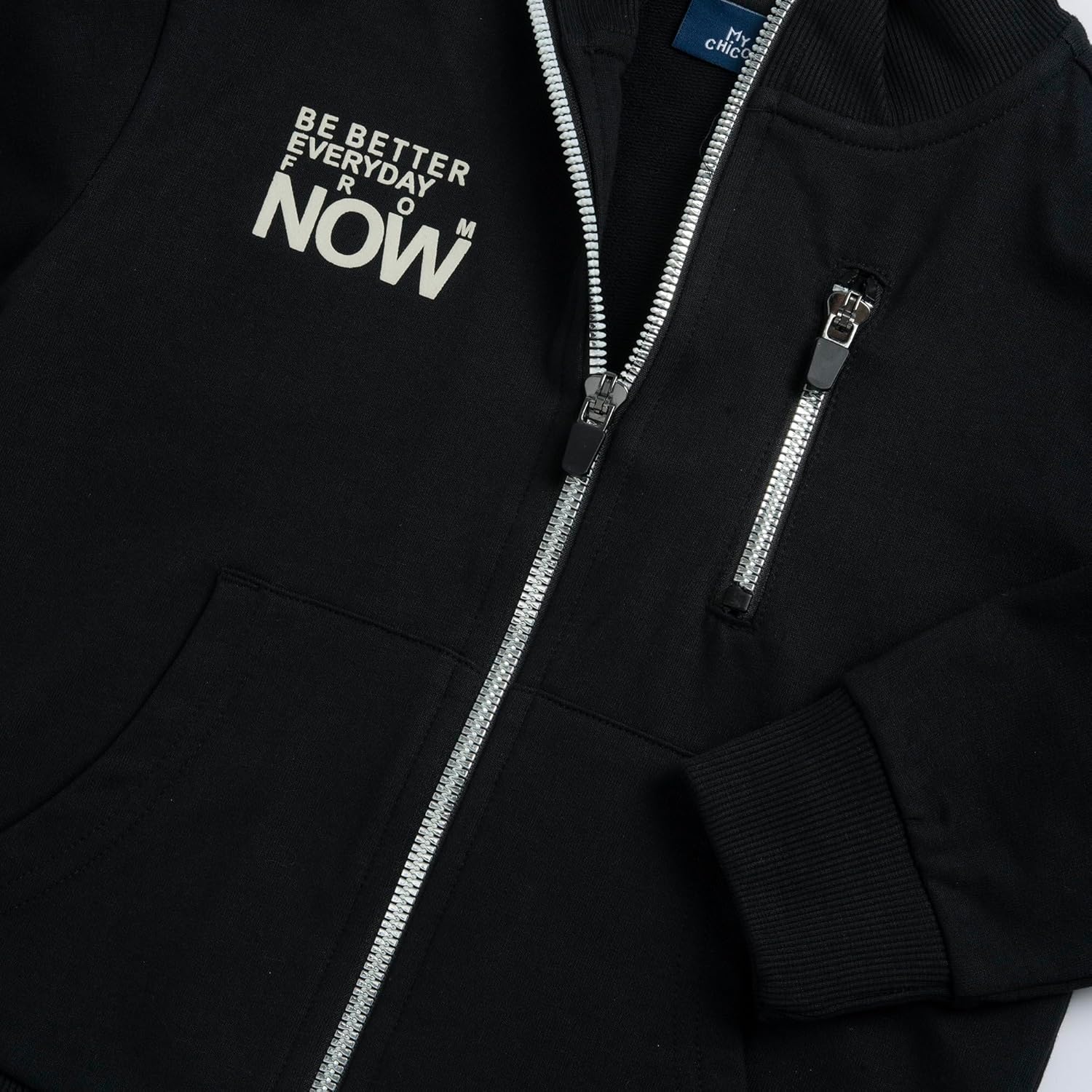 Detalle de Chicco Felpa Bambino con Zip: comfort pratico e stile casual