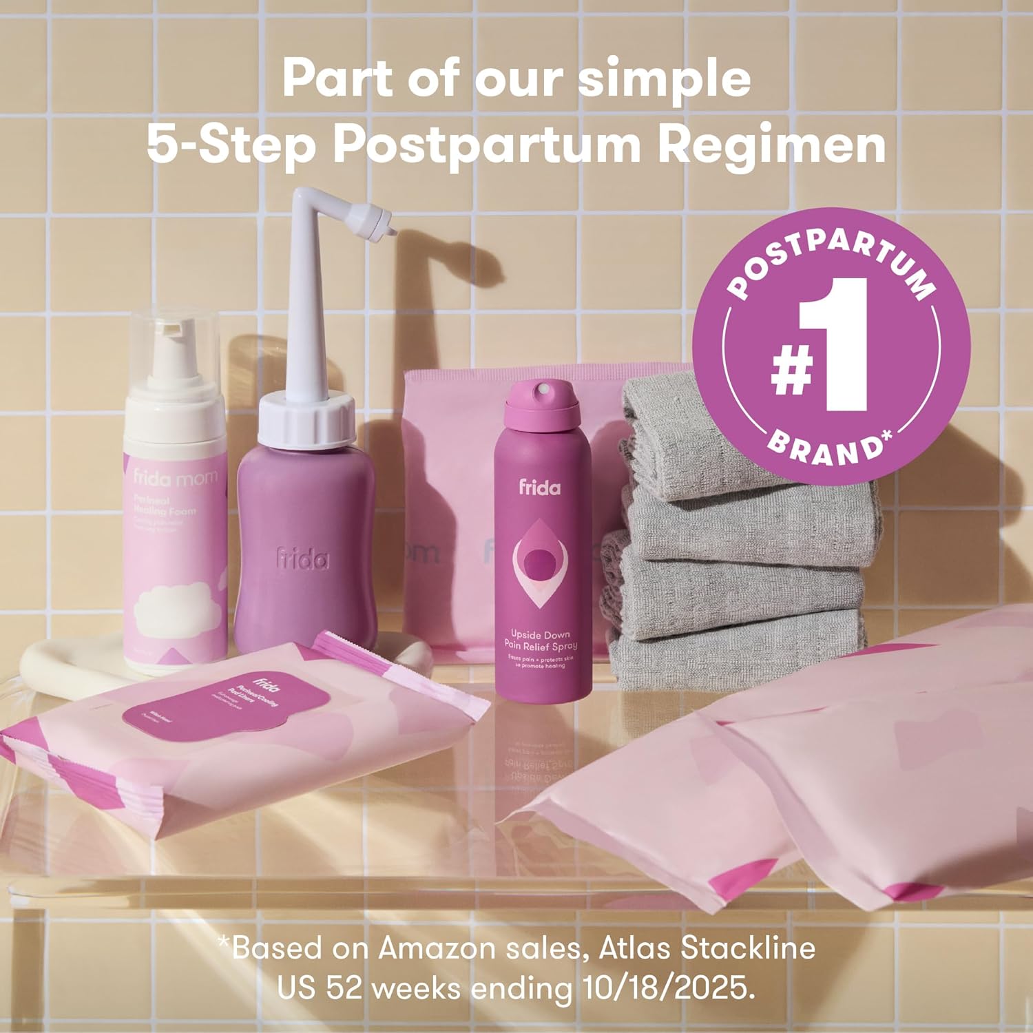 Thumbnail 6 de Frida Mom postpartum underwear pack (8-pack) seamless boyshorts, M/L (28–42 in)