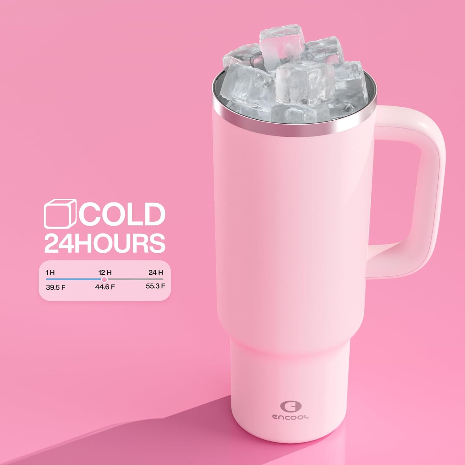 Detalle 2 de 40 oz Insulated Tumbler with Handle 🥤