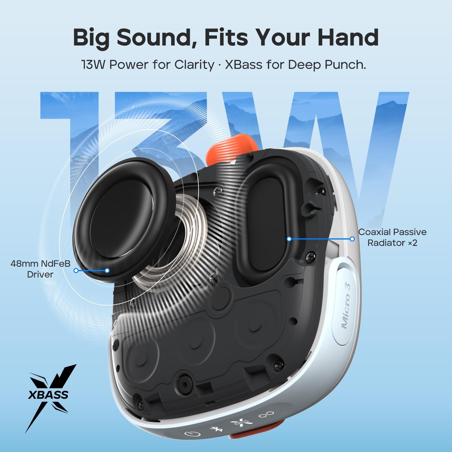 Detalle de Tribit StormBox Micro 3 Portable Wireless Speaker