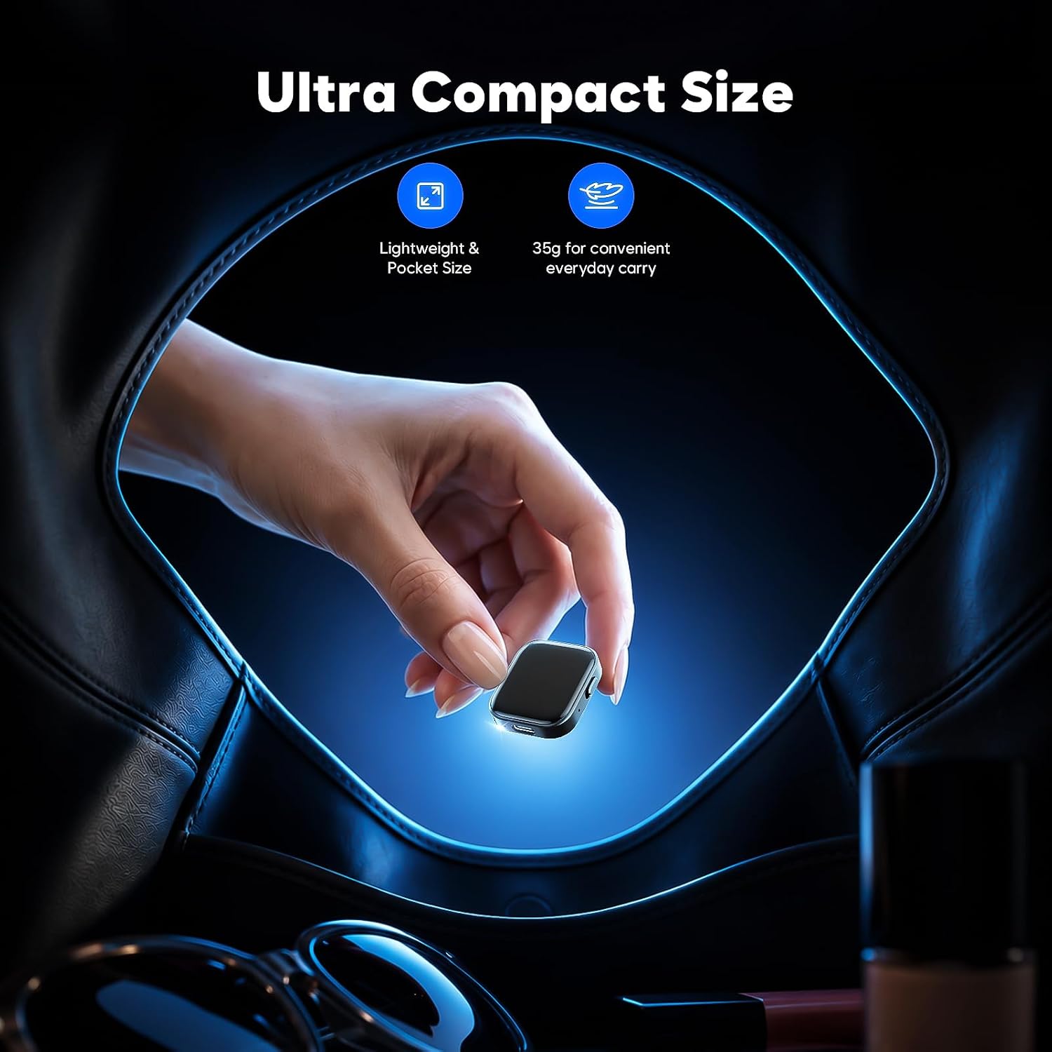 Thumbnail 5 de Tallkcoder 64GB Voice Recorder, Magnetic, Voice-Activated MP3/WAV Recording