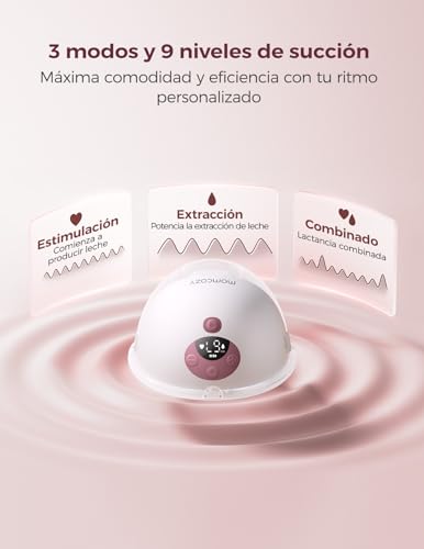 Thumbnail 4 de Momcozy M5: Sacaleches Eléctrico Manos Libres con App, 3 Modos y Brida 24 mm