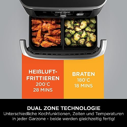 Thumbnail 6 de Ninja Foodi FlexDrawer Dual Zone Heißluftfritteuse AF500EU – Schwarz