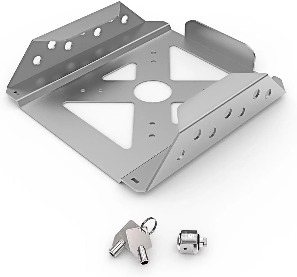 Detalle de Compulocks Mac mini Halterung – leichte, flache Aluminiumkonstruktion mit VESA-Montage