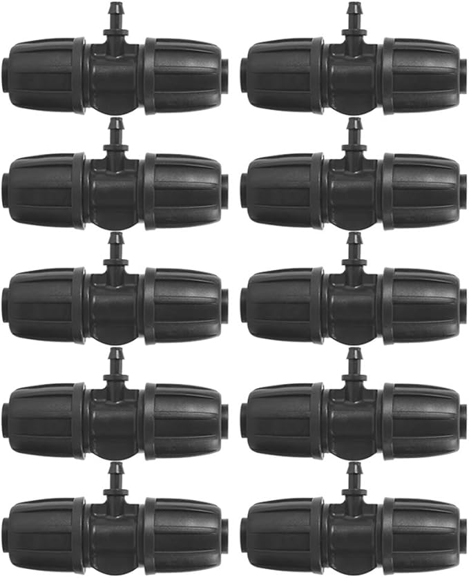 Duokon Conectores en T de Jardín 16mm - Pack de 10 💧