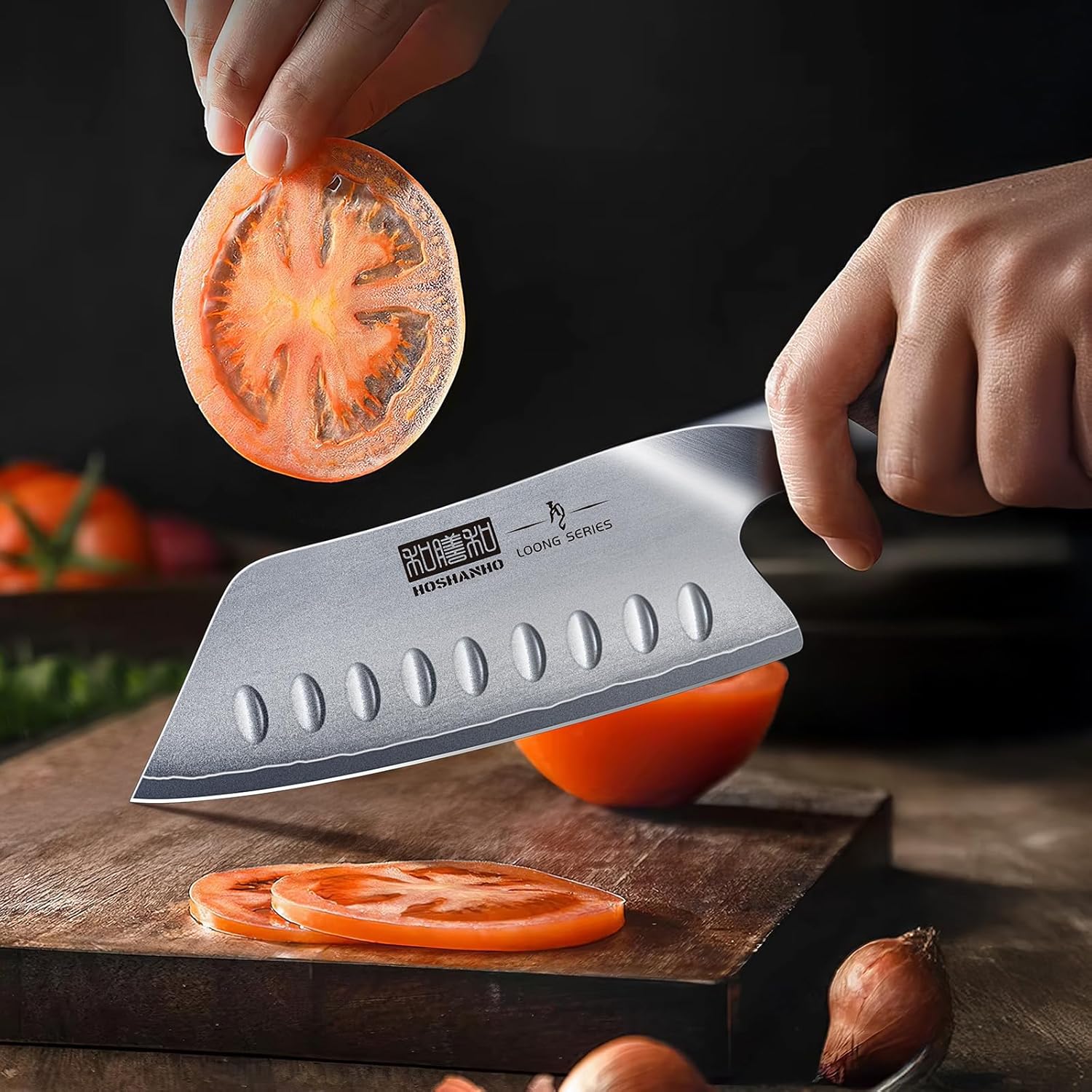 Detalle 2 de HOSHANHO Santoku Knife, 5-Inch