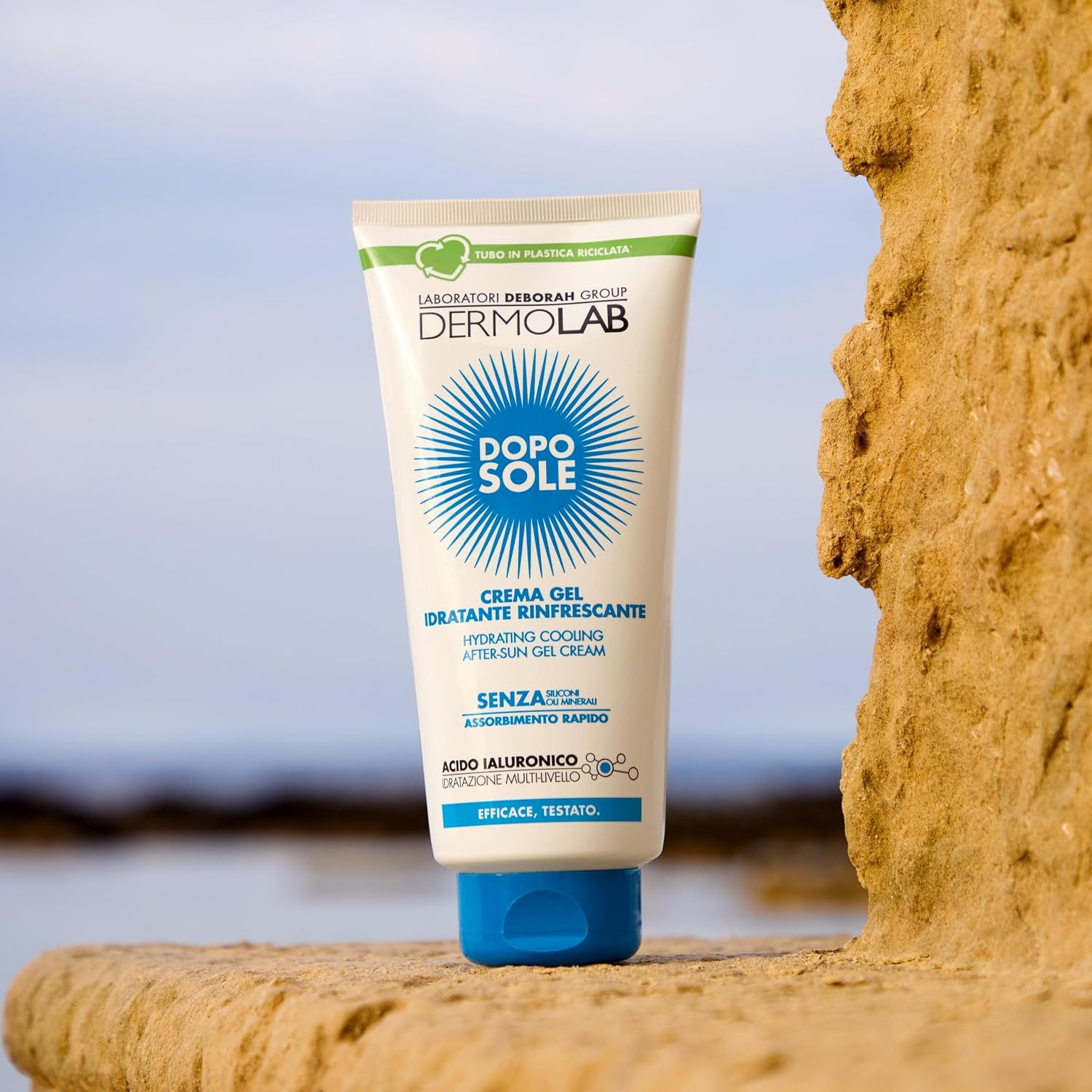 Detalle de Dermolab Crema Gel Doposole Idratante Rifrescante 300 ml – Sollievo e Idratazione dopo l’Esposizione