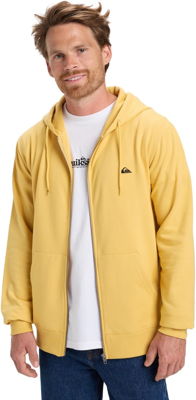 Detalle de Quiksilver Basic Hood Zip Young: cardigan con cappuccio per uomo, pacco da 1