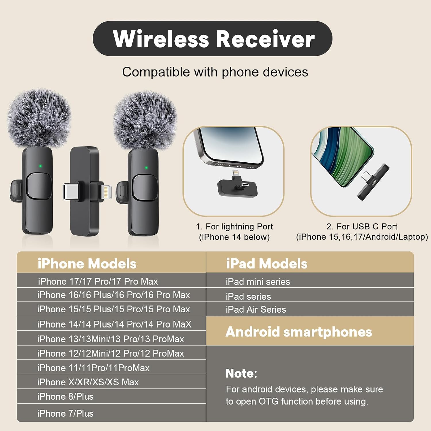 Detalle 2 de MAYBESTA Wireless Mini Mic for iPhone ⚙