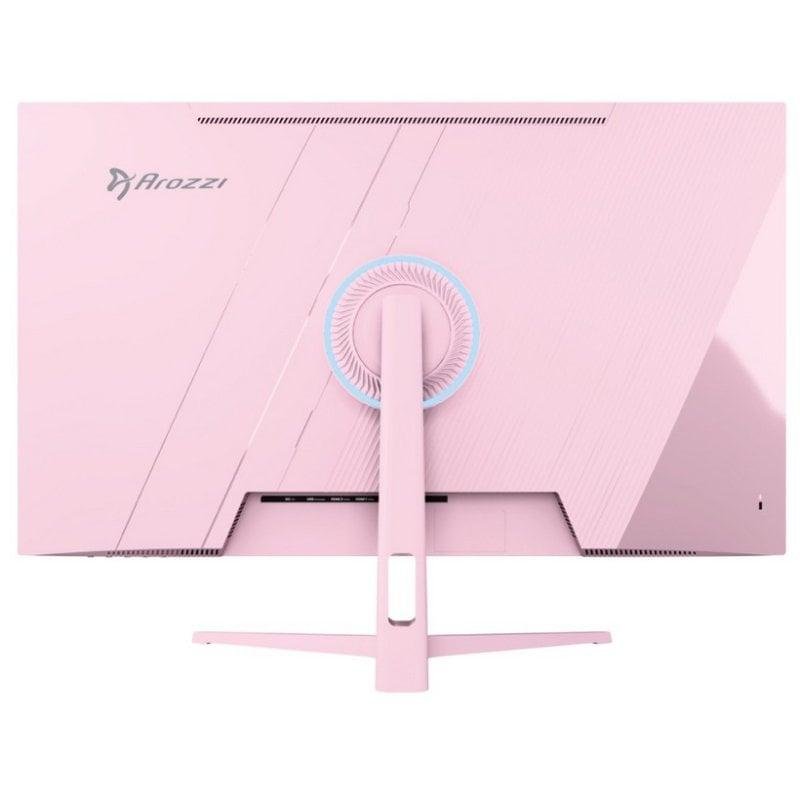 Detalle 2 de Monitor Arozzi Nova 32" QHD 180Hz IPS con Altavoces Integrados Rosa