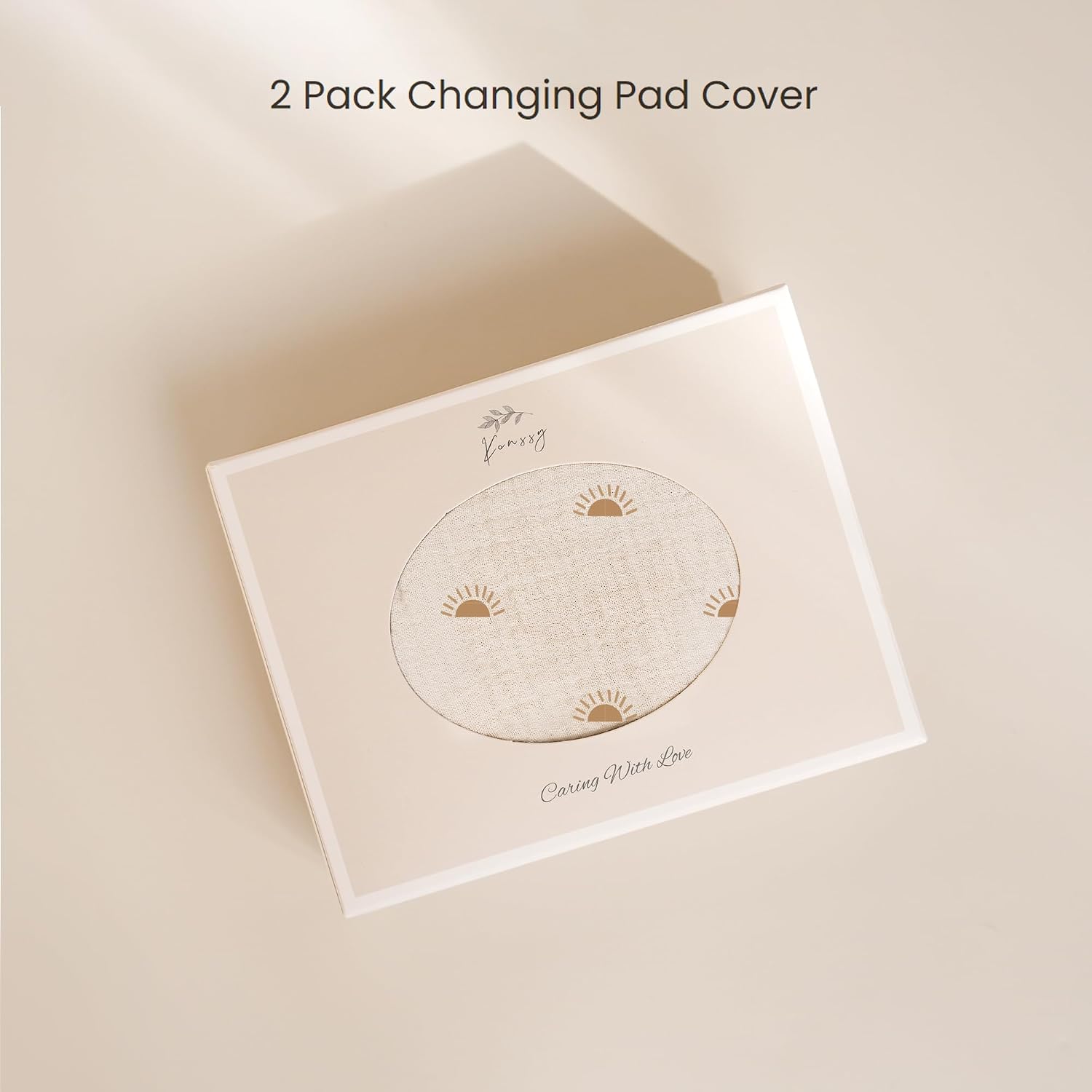 Thumbnail 6 de Konssy Muslin Changing Pad Covers, 2-Pack, 100% Cotton, 32 x 16 in
