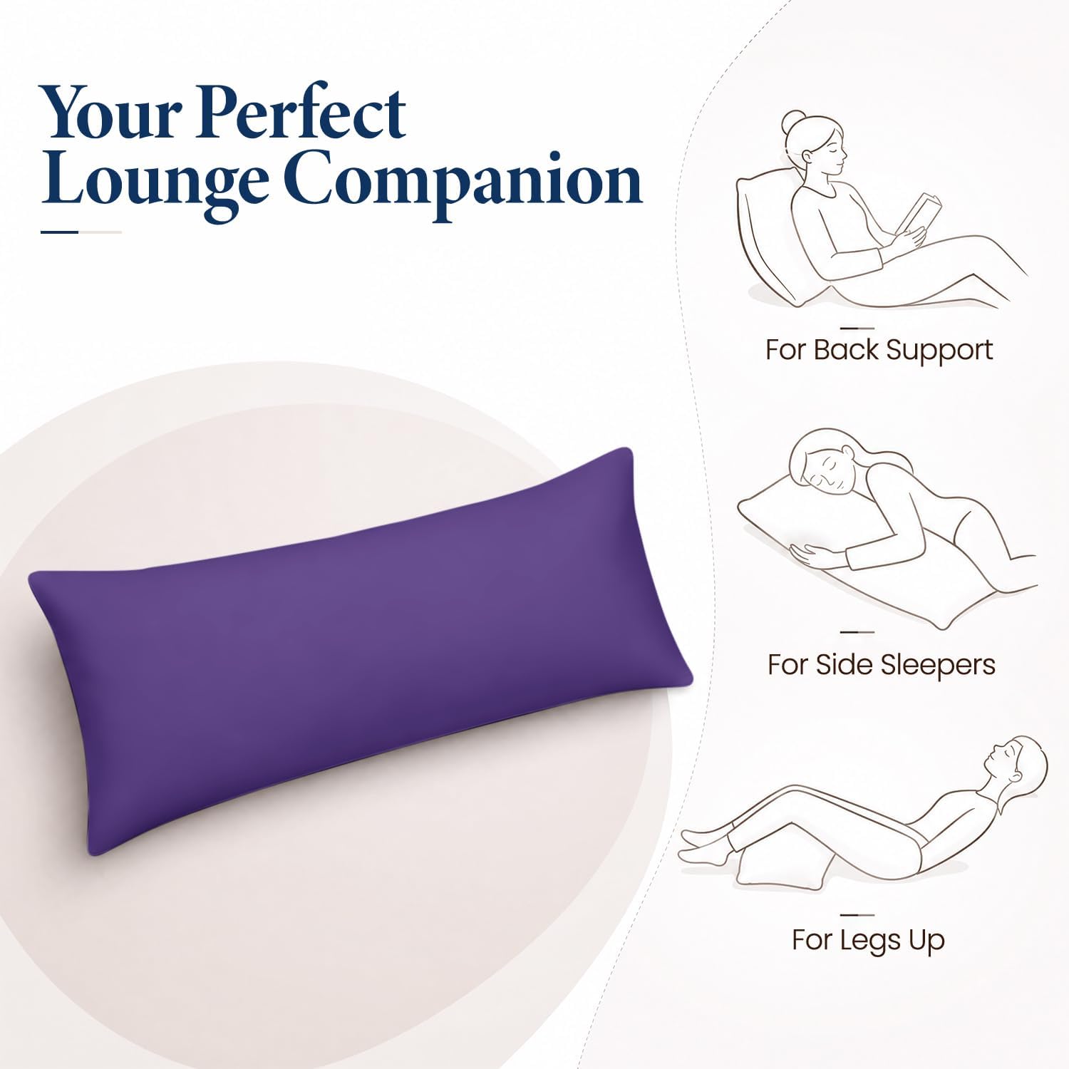 Thumbnail 1 de SHOUREN Body Pillow 14 x 36 in