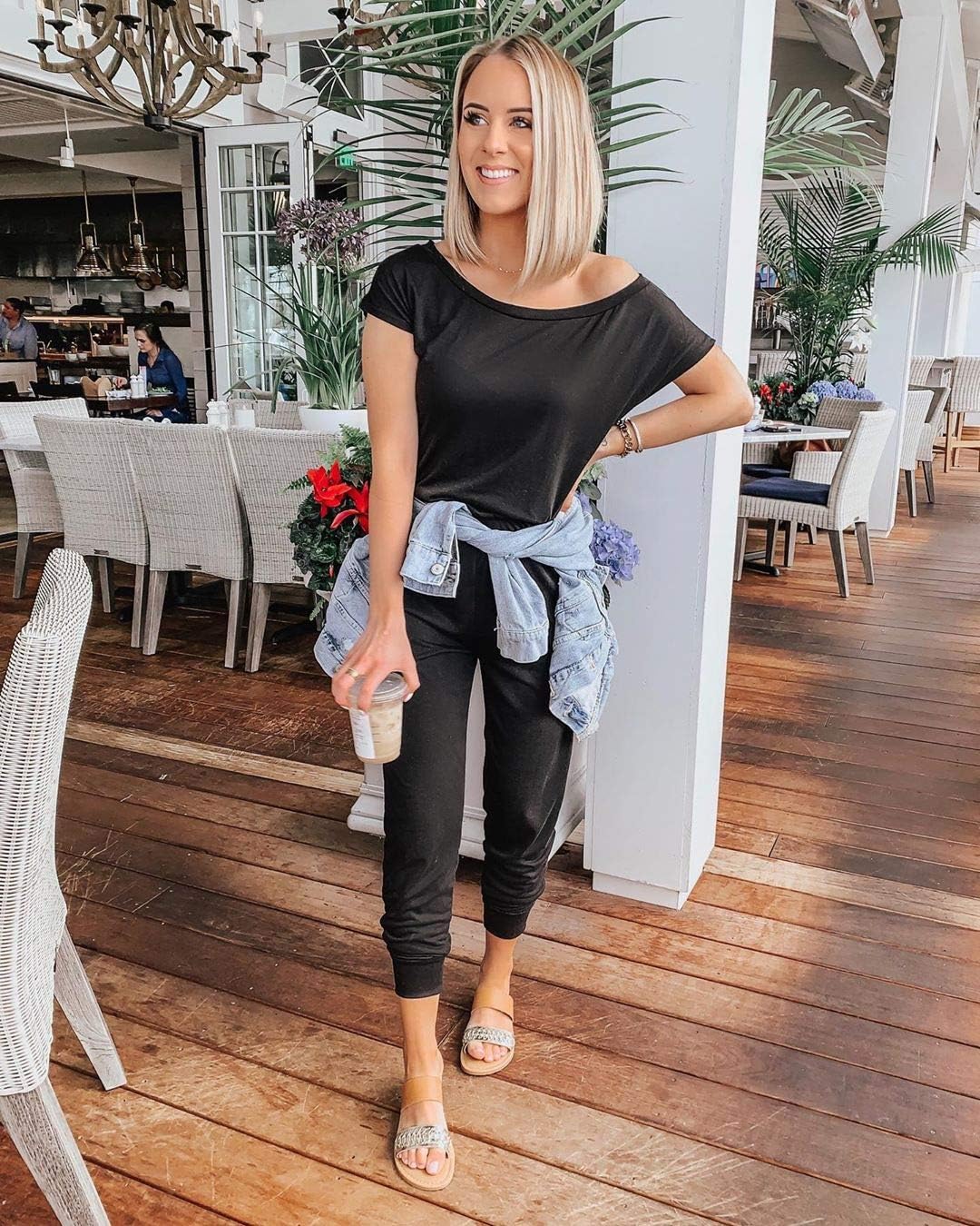 Thumbnail 4 de PRETTYGARDEN Women’s Off-Shoulder Jumpsuit Romper (2026 Summer Dressy Look)