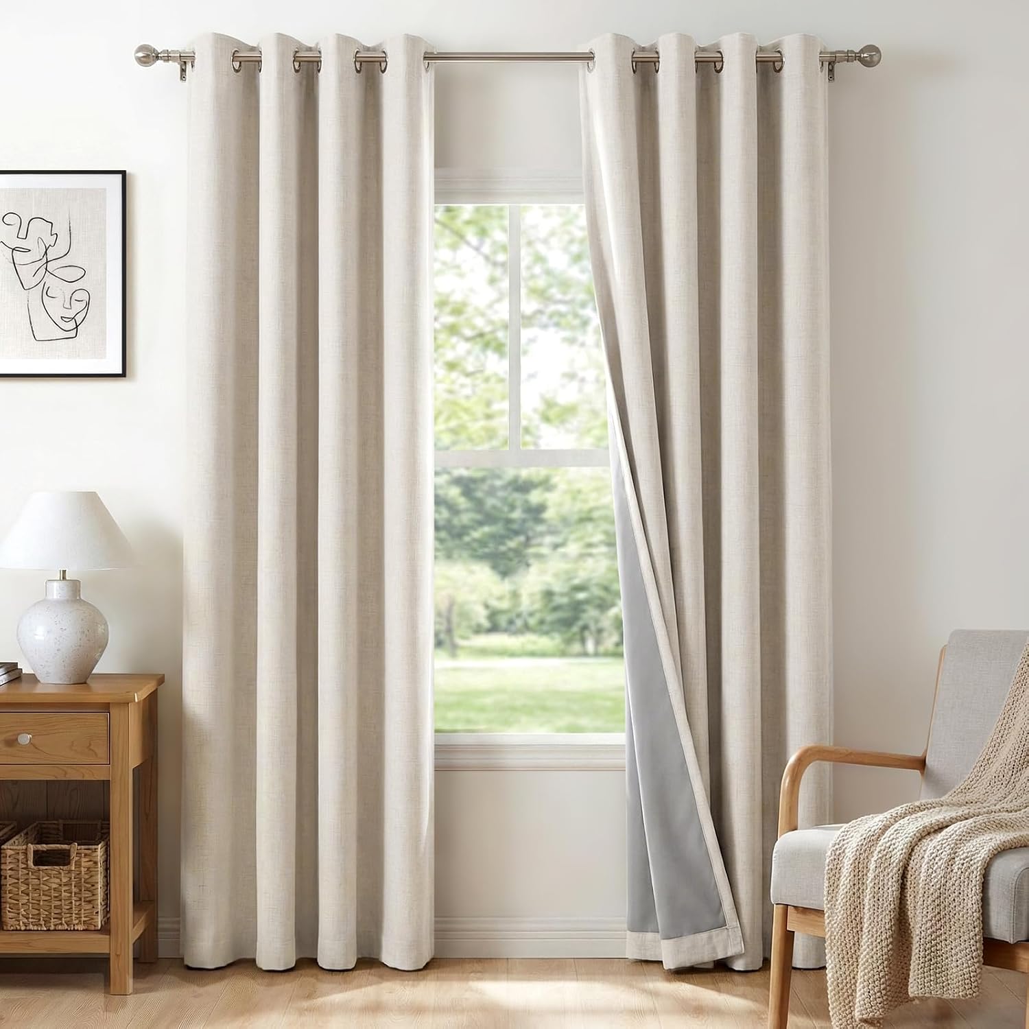 Detalle de Blackout Curtains 63-Inch Length