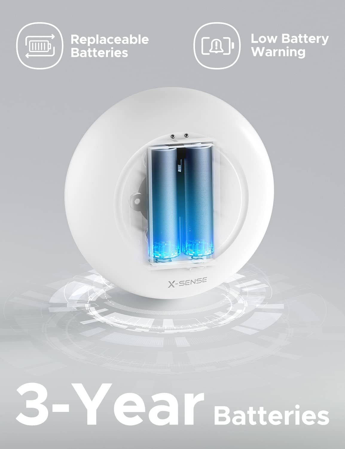 Thumbnail 3 de X-Sense SWS51 rilevatore d’acqua Wi‑Fi con stazione base SBS50 richiesta, confezione 3