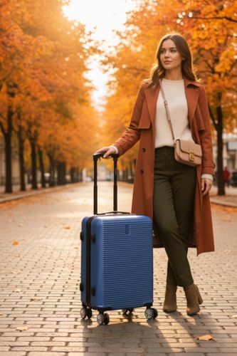 Thumbnail 8 de CELIMS Maleta Mediana de Viaje 65 cm con Neceser 30 cm, 4 Ruedas y Cerradura Integrada – Azul