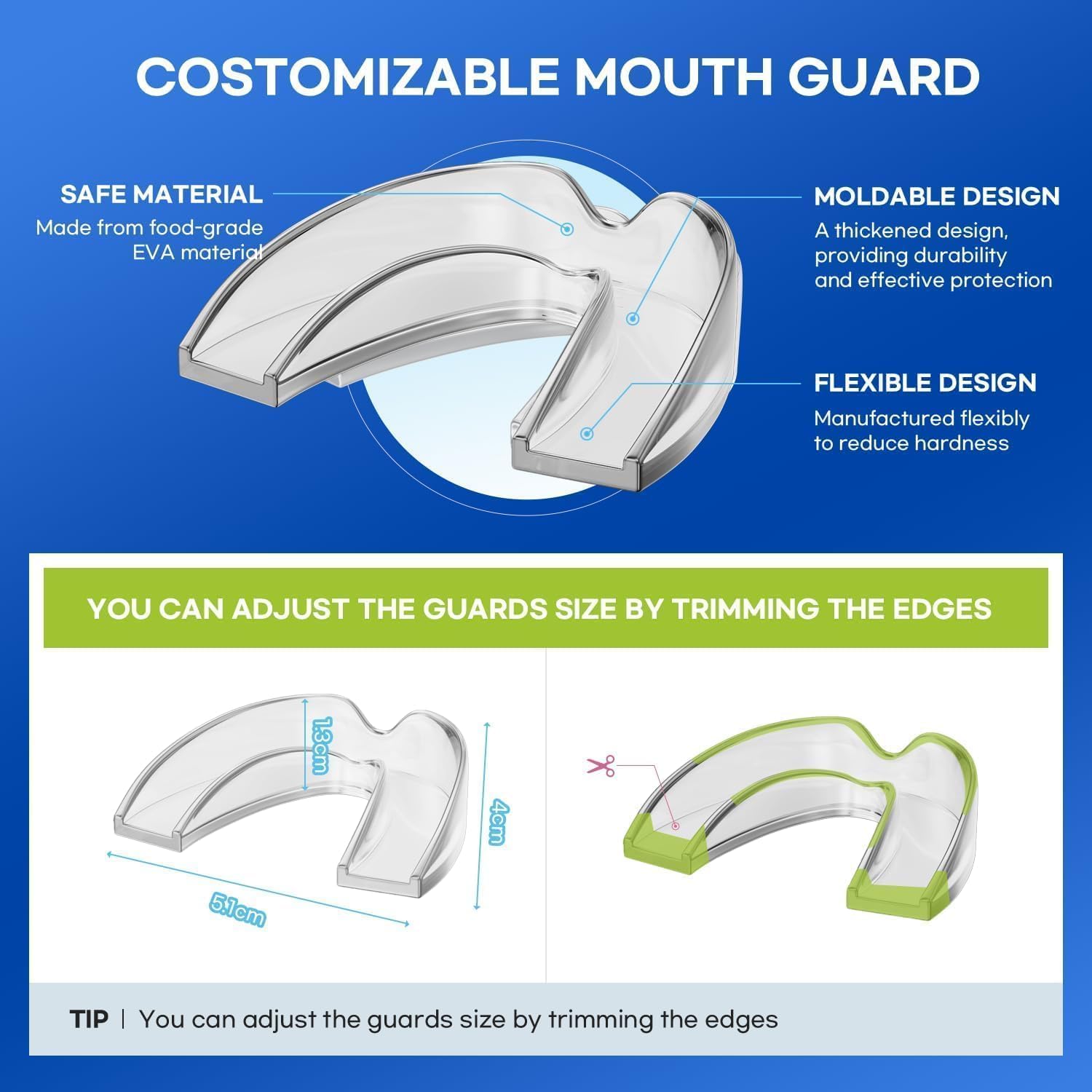 Thumbnail 4 de Reazeal Mouth Guard for Grinding Teeth