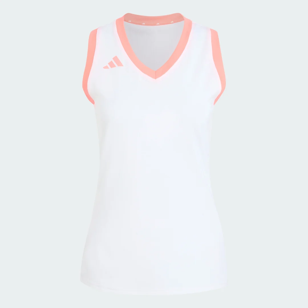 Thumbnail 3 de Camiseta de voleibol sin mangas Quickset de Adidas – Blanco