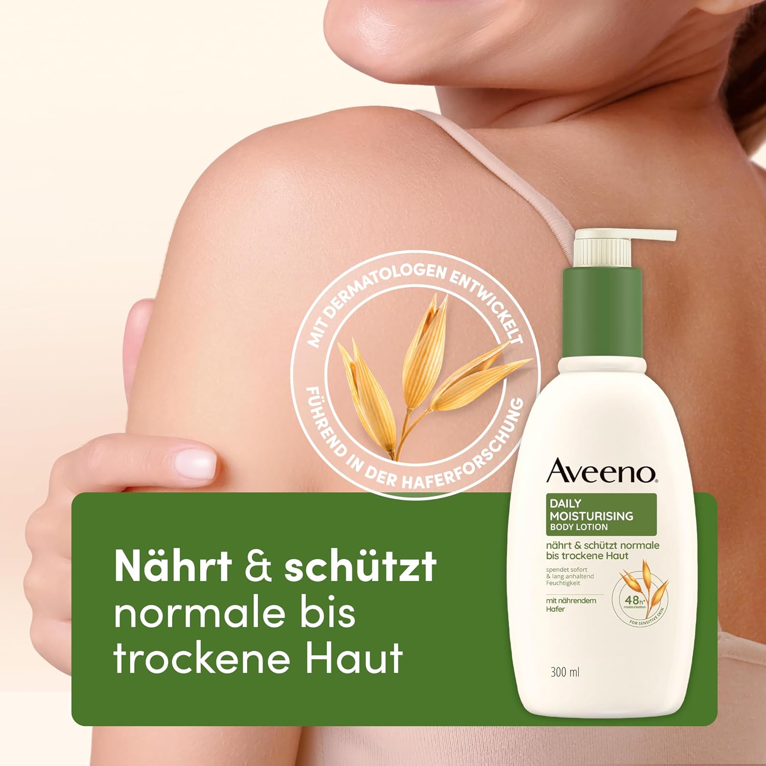 Thumbnail 1 de Aveeno Daily Moisturising Bodylotion mit 48h Feuchtigkeit, parfümfrei – 300 ml
