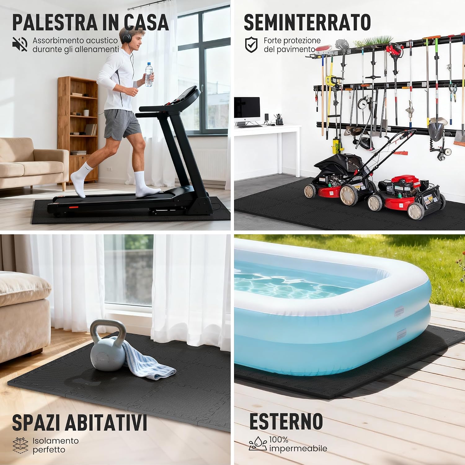 Detalle de Ultrasport tappeto palestra puzzle 5 m²