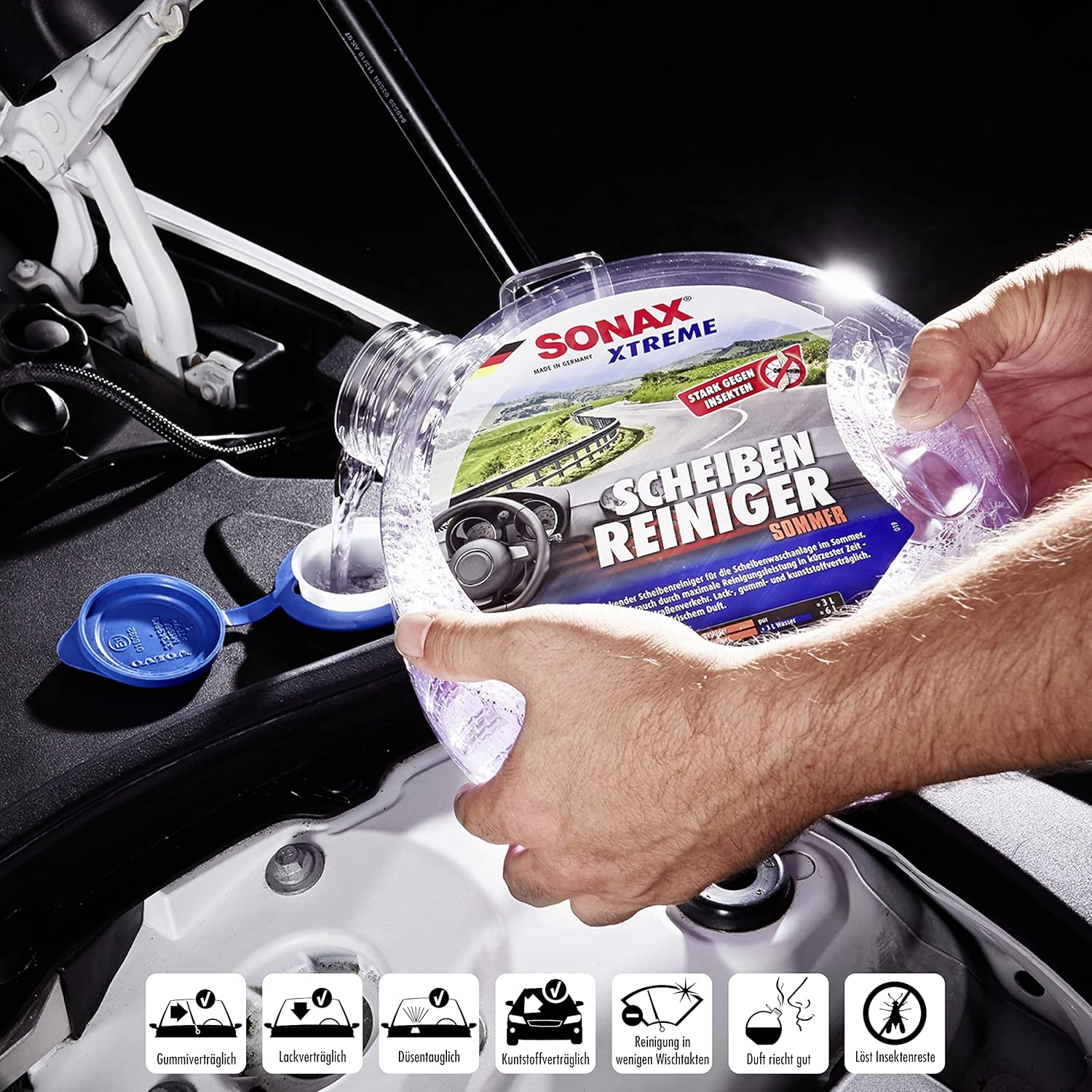 Thumbnail 4 de SONAX XTREME ScheibenReiniger Sommer Gebrauchsfertig 3 Liter – klare Sicht trotz Sommerstaub