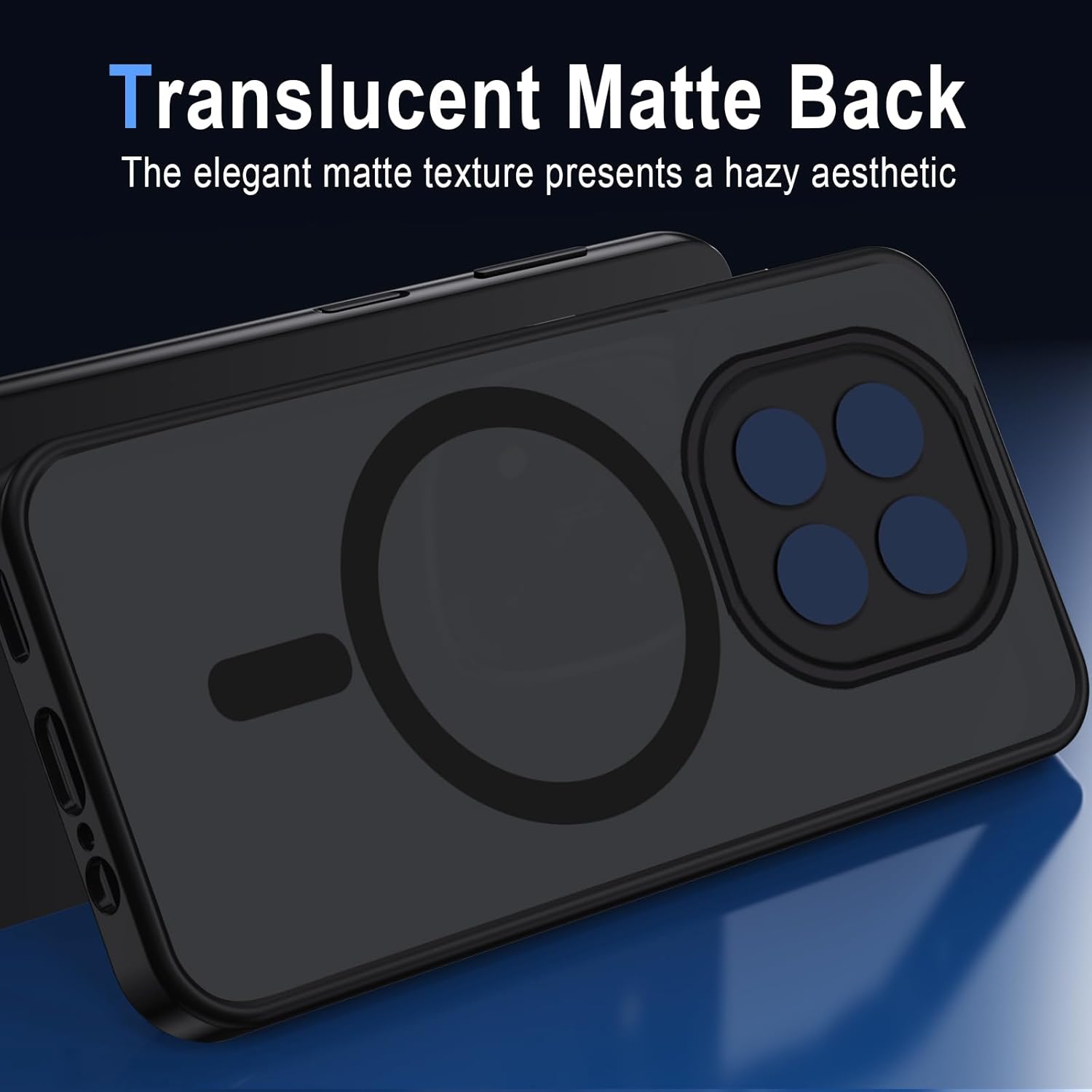 Thumbnail 3 de XTCASE Cover Magnetica per Xiaomi Redmi Note 14 Pro 5G/Poco X7 5G – Custodia Traslucida Opaca in TPU con Protezione Antiurto